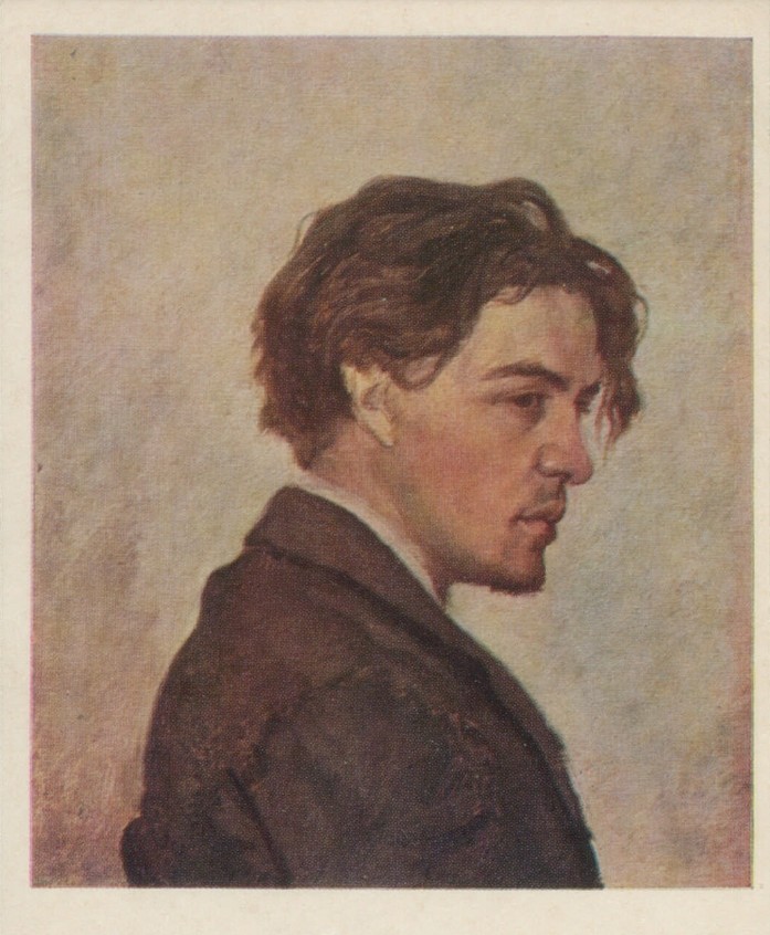 Рис. 2 Антон Павлович Чехов. Портрет работы Н. П. Чехова. Холст, масло. 1883(?). Государственный литературный музей [Изоматериал : электронный ресурс] : [открытка].